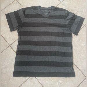 Gray Striped Men's Shirt